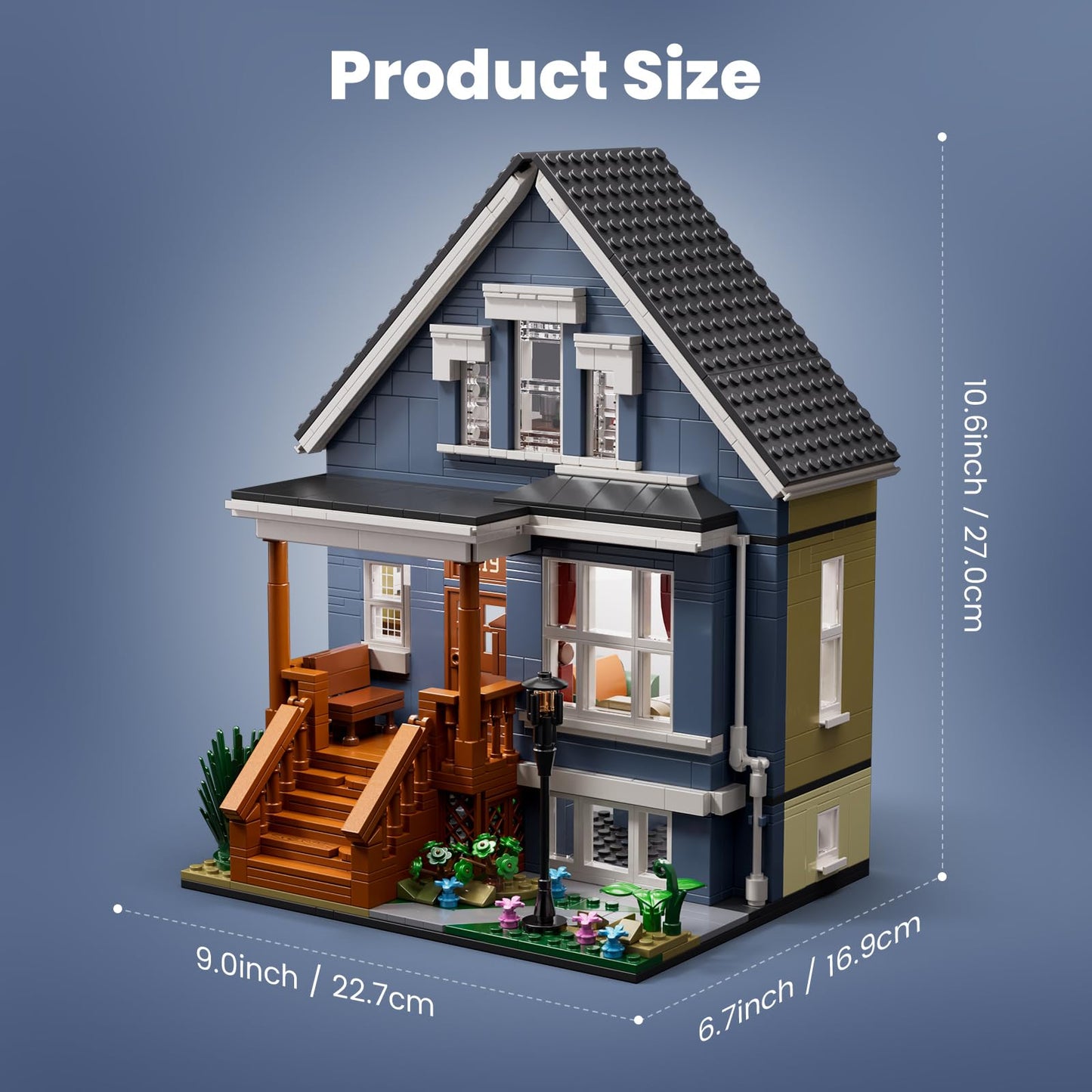 Shame House Building Blocks, Gallagher House TV Series Frank Fiona Creative Toys Set Compatible with Lego, Gift Decor for Fans 18+ Adult(1058 PCS)