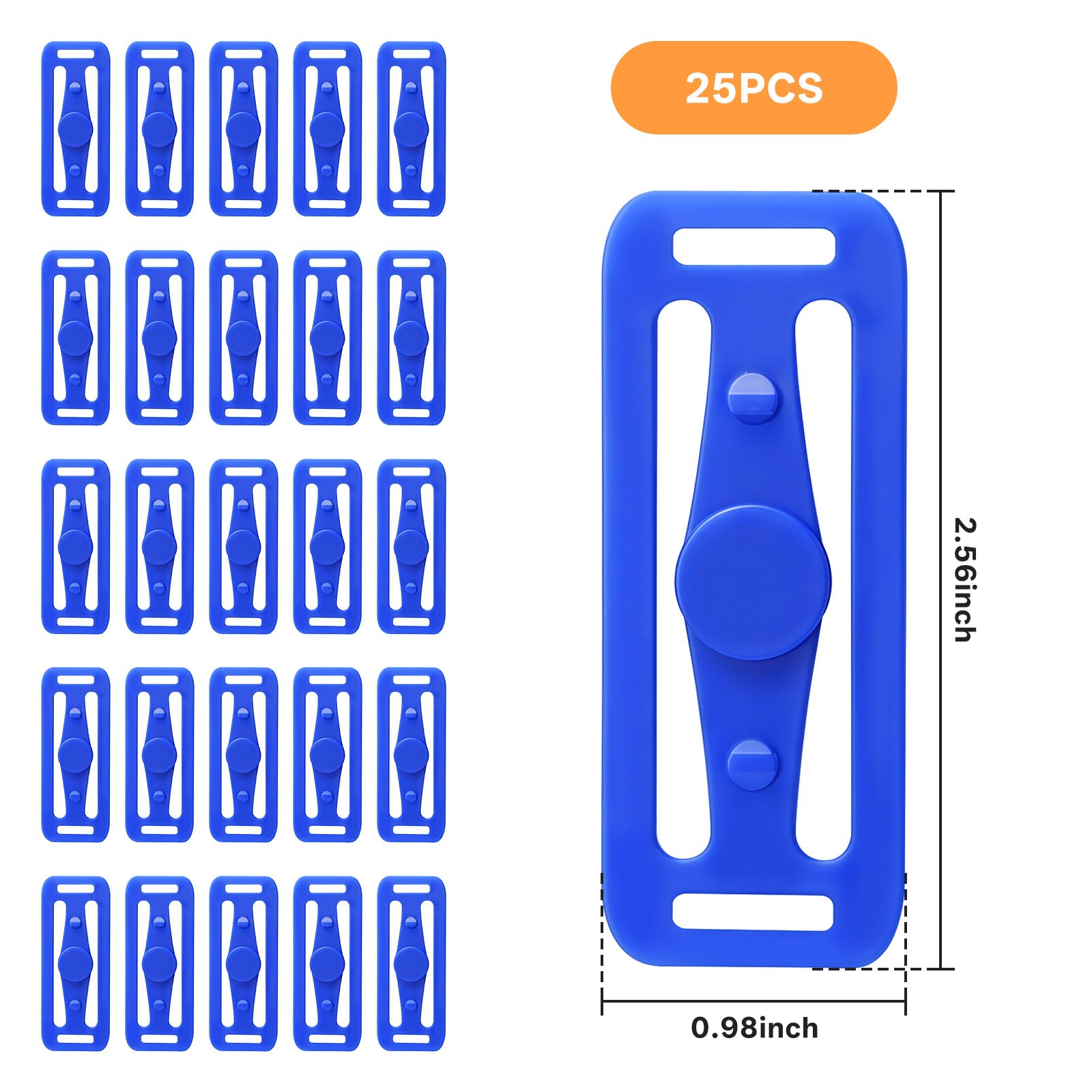 25 Sets Racetrack Connectors,Non-3D Printed, Compatible with Hotwheels,Mould Design Perfectly Matches the Lane