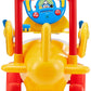 Kiddieland Sesame Street Elmo's Activity Plane Ride-On Toy, Lights Sounds Steering Wheel, Spinning Propeller, Imaginative Pretend Play for Toddlers