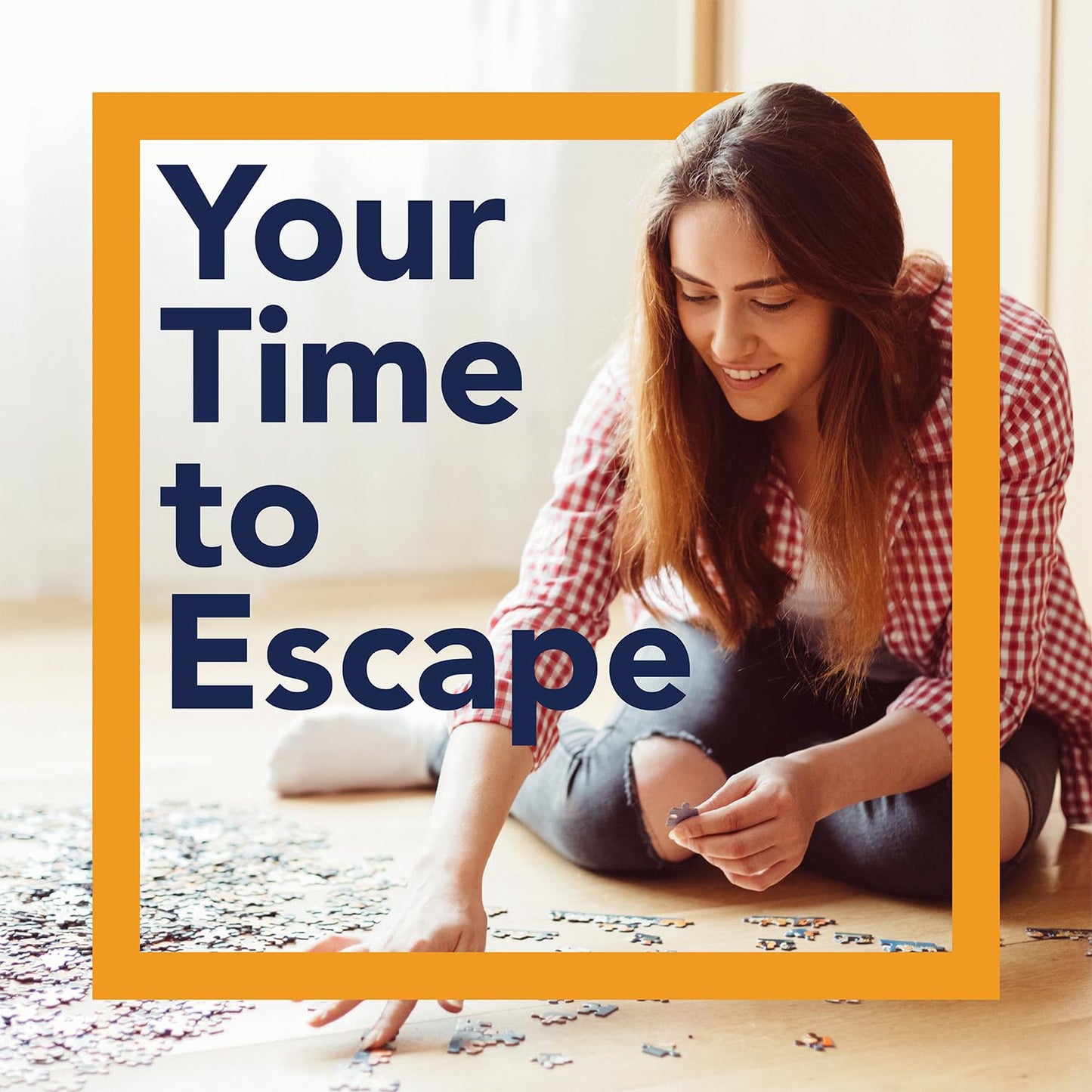 Bits and Pieces 300 Piece Puzzles for Adults Mighty Mike's December Run 300 Large Pieces 18" x 24" Jigsaw Puzzles, Steam Train Locomotive Winter