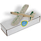 Guillow's 12" Balsa Glider Planes: Happy Birthday - 6 Pack Bundle - Flying Airplane Building Kit, Assemble & Decorate Wooden Gliders, Party Craft Kids