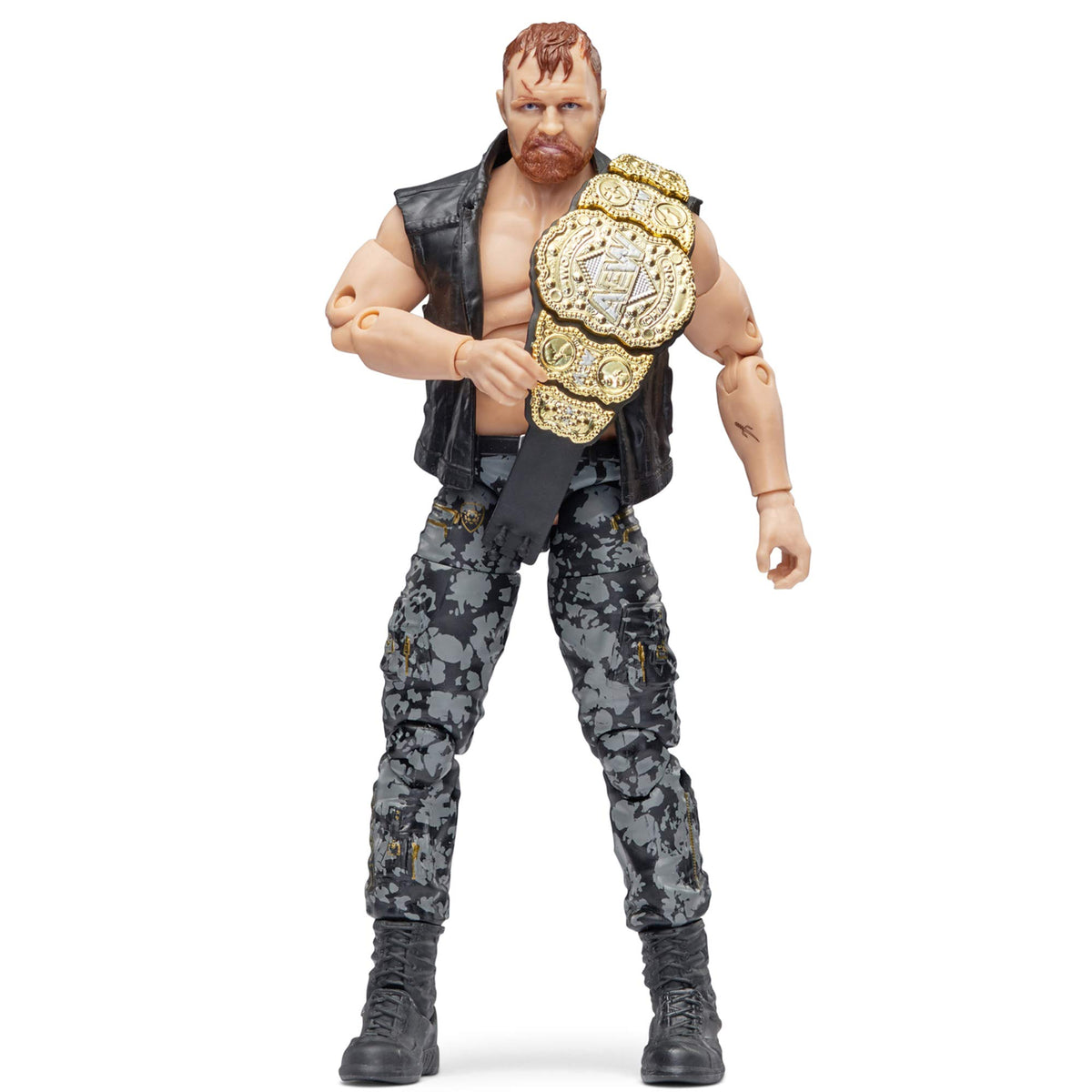 AEW All Elite Wrestling Unrivaled Collection Jon Moxley - 6.5-Inch Action Figure - Series 2, Multicolor