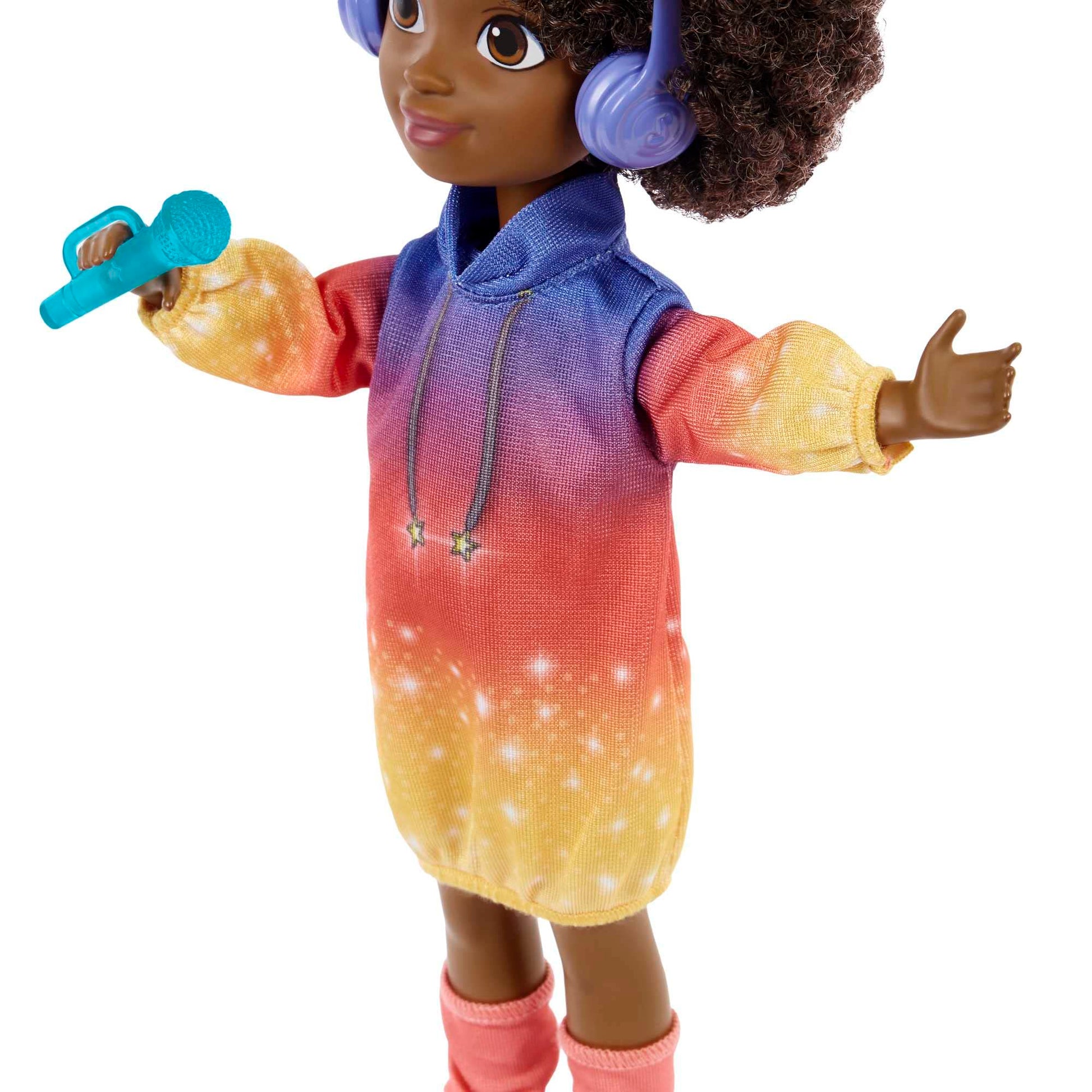 Mattel Karma’s World Singing Doll Set with Accessories & Collectible Record, Sings 2 Songs