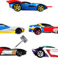Hot Wheels Toy Cars 5-Pack, Set of 5 DC Character Cars in 1:64 Scale: Superman, Batman, Wonder Woman, The Joker GT & Harley Quinn