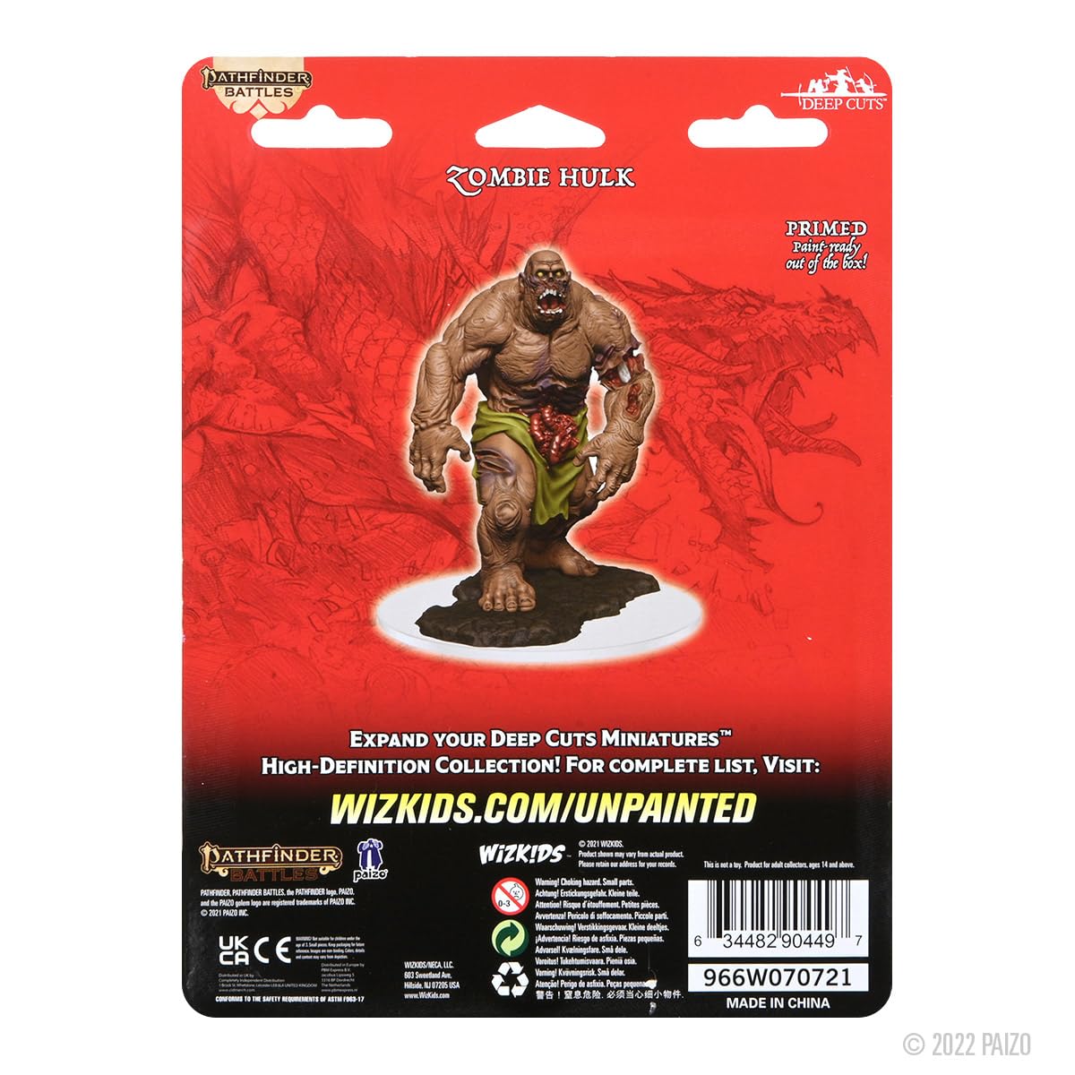 WizKids Pathfinder Deep Cuts: Zombie Hulk