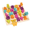 B. toys - Alpha B. Tical - Wooden Alphabet Puzzle - 26 Letter Pieces - Chunky Wooden Puzzle - Educational Toys for Toddlers, Kids - 18+ Months