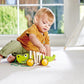 Hape Wooden Walk-A-Long Croc for Babies| Pull & Pull Walking Toy for Toddlers 12 Months and Up