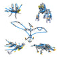 Basic Fun K'NEX | Cyborg Creatures 15 Model | Educational Toys for Boys and Girls, 196 Piece Stem Learning Kit, Engineering for Kids, Fun Colourful