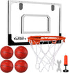 AOKESI Indoor Mini Basketball Hoop Set for Kids -Door Hoops Wall Mount