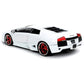 Jada Toys Hyperspec 1:24 Lamborghini Murciélago LP460 Die-cast Car Pearl White, Toys for Kids and Adults