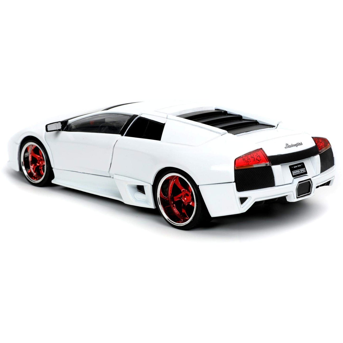 Jada Toys Hyperspec 1:24 Lamborghini Murciélago LP460 Die-cast Car Pearl White, Toys for Kids and Adults