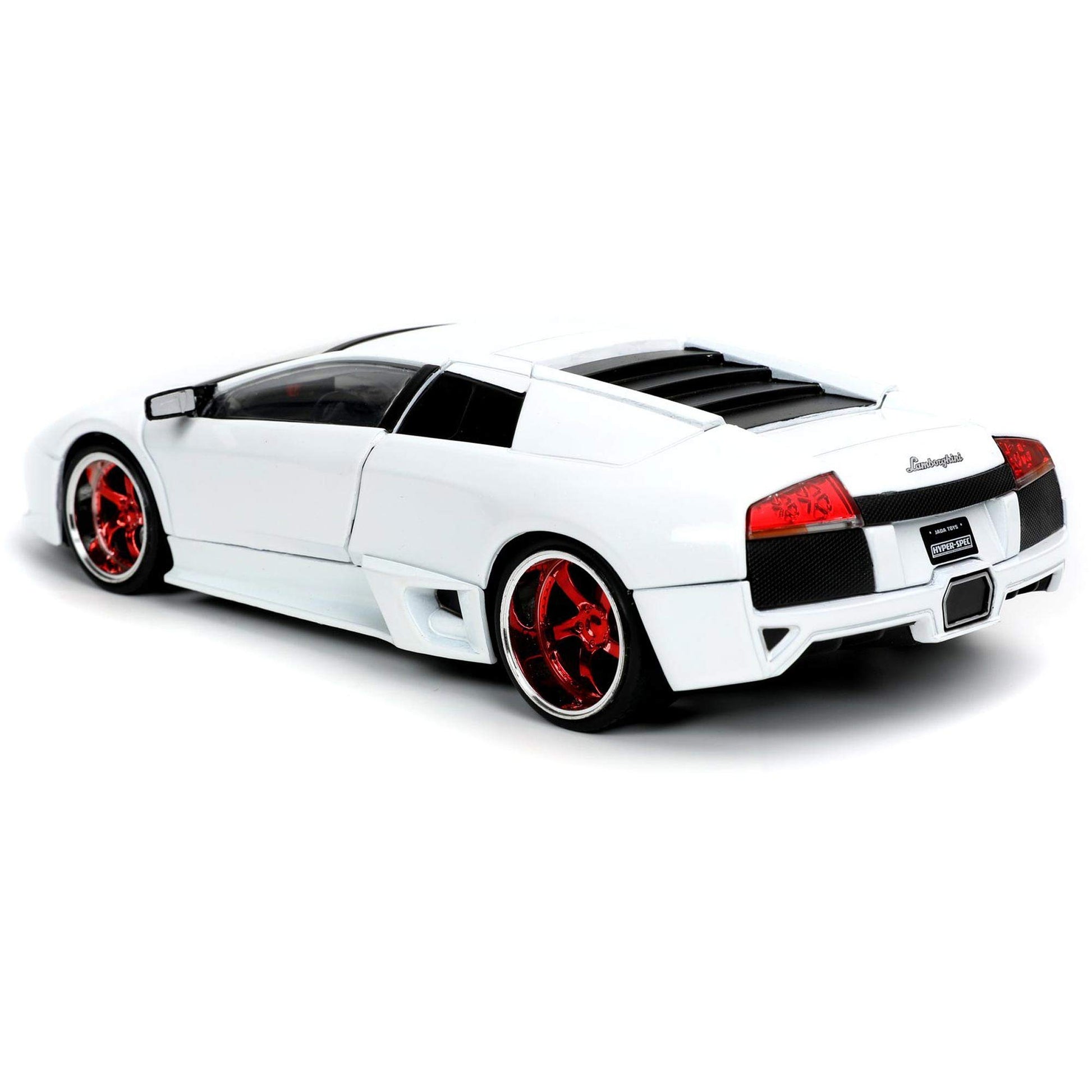 Jada Toys Hyperspec 1:24 Lamborghini Murciélago LP460 Die-cast Car Pearl White, Toys for Kids and Adults