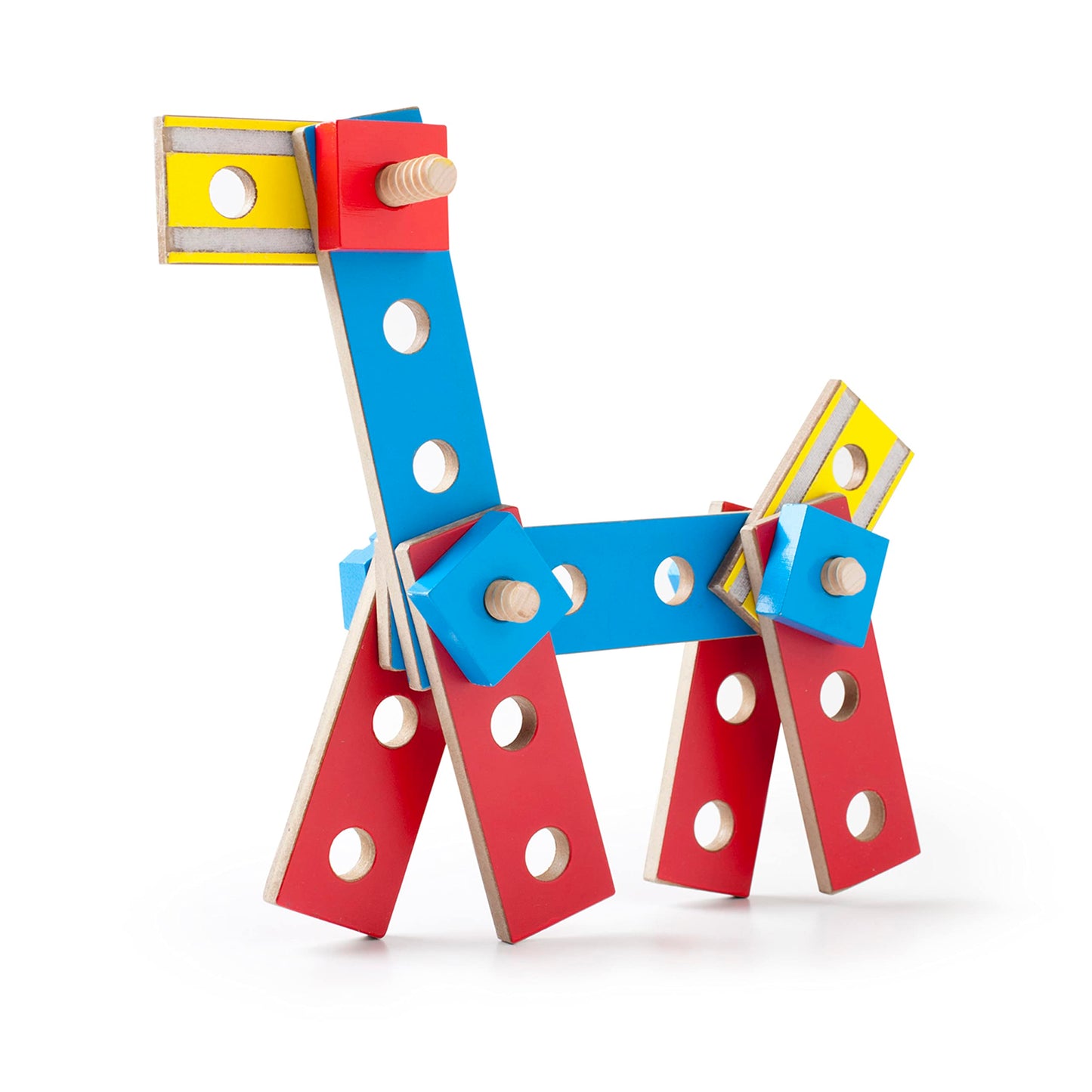 Melissa & Doug Hammer and Saw Tool Bench - Wooden Building Set (32 pcs),Multicolor,1Size