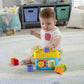 Fisher-Price Infant Toy Baby’s First Blocks, 10 Shapes & Storage Bucket, Sorting Activity for Fine Motor Skill Development Play Ages 6+ Months