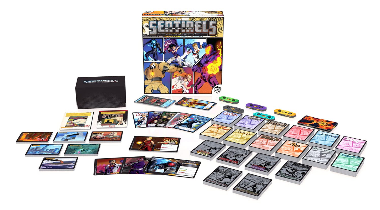 Greater Than Games | Sentinels of the Multiverse: Definitive Edition | Cooperative Strategy Board Game | 1 to 5 Players | 30+ Minutes | Ages 14+