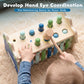 Lehoo Castle Baby Montessori Toys for 1 2 Year Old, Wooden Hammering Pounding Toy with Xylophone, Educational Learning Activities for 1 2 3 Year Old