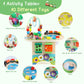 Gemileo Activity Table for 1 Year Old Montessori Educational Learning Toys for 1 2 Year Old Girls Boys Toddlers Baby 12-18 Months 1st First Birthday