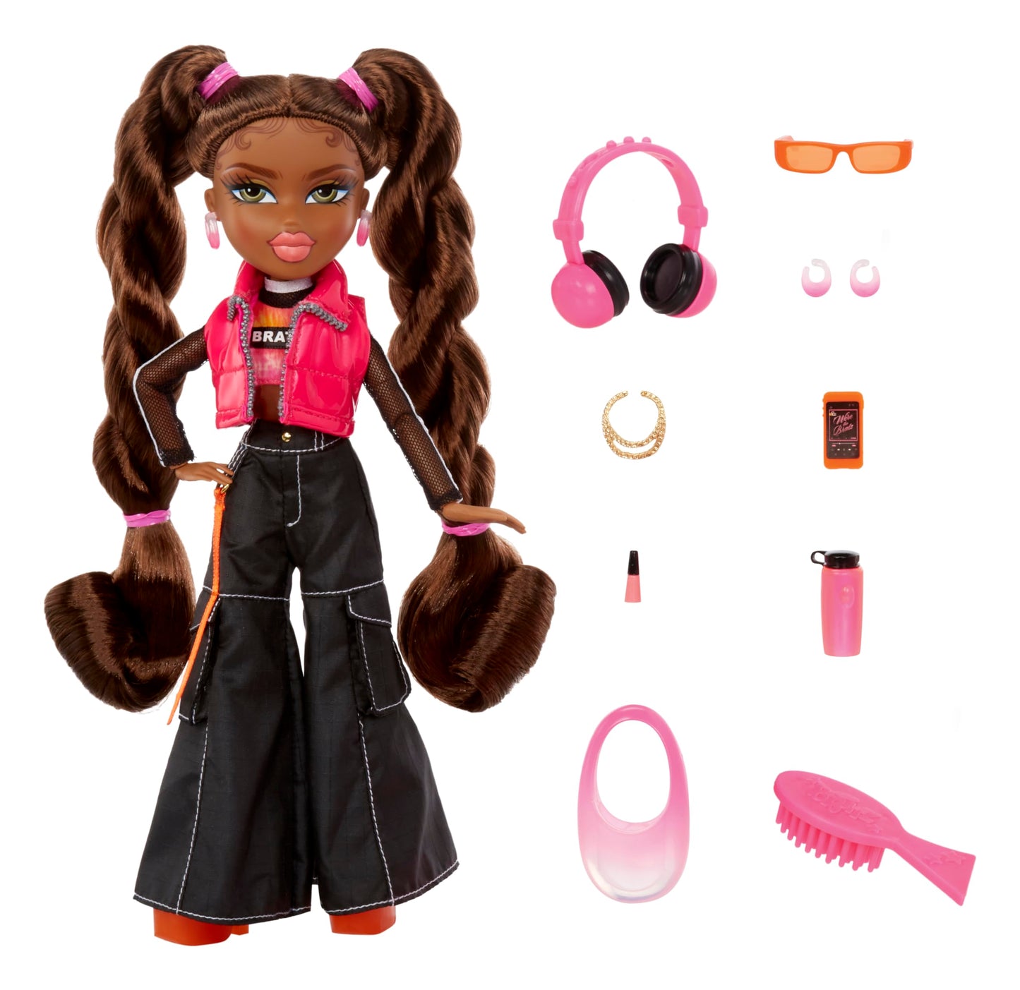 Alwayz Bratz Sasha Fashion Doll with 10 Accessories and Poster
