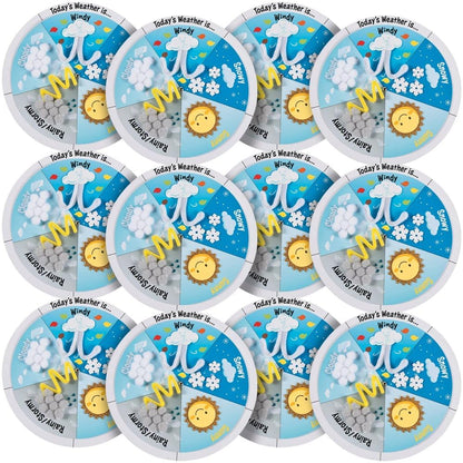 Fun Express Weather Wheel Ck - 12 Pieces - Educational and Learning Activities for Kids
