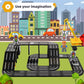 Aukit Magnetic Tiles Road Expansion Pack, Magnetic Building Blocks Construction Toys for 3+Year Old Boys Girls, Kids Toy Montessori Toys for Toddler.