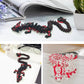 2PCS 3D Printed Dragon with Heart Design - 12.7 Inches Light and Dark Heart Themed Articulating Dragons, Rotating Hearts Tail - Perfect Home Decor or