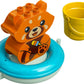 LEGO DUPLO Bath Time Fun: Floating Red Panda 10964 Bath Toy for Babies and Toddlers Ages 1.5 Plus Years Old, Baby Bathtub Water Toys, Easy to Clean