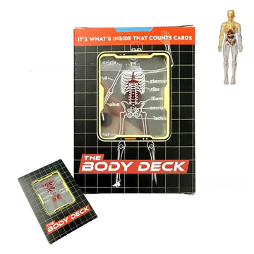 The Body Deck- 3D Human Body Images Skeleton Waterproof Transparent Playing Cards clear Human Anatomy Playing Cards 2025 New Poker Cards Unique Gift