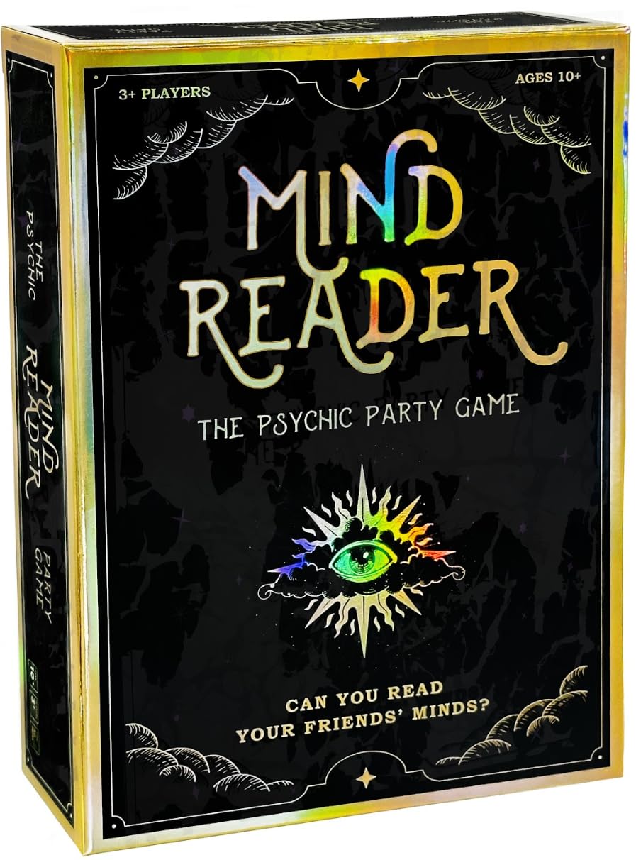 MIND READER - Can You Read Your Friends' Minds? The Fun Mind Reading Psychic Mind Meld Medium Party Christmas Gift for Kids, Adults, Friends
