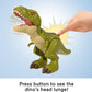 Fisher-Price Imaginext Jurassic World Dinosaur Action Figure with Kid-Activated Motion, 8-inch Tyrannosaurus Rex Dino Toy