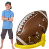 GiftExpress 40" Giant Jumbo Inflatable Football with Tee Set for Football Party, Gameday, American Sport Themed Decorations, Super Fun Football Games