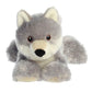 Aurora® Responsibly Made Eco Nation™ Eco Softies™ Wolf Stuffed Animal - Ideal for Playtime Adventures - Perfect for Birthdays or Just Because - Gray 9