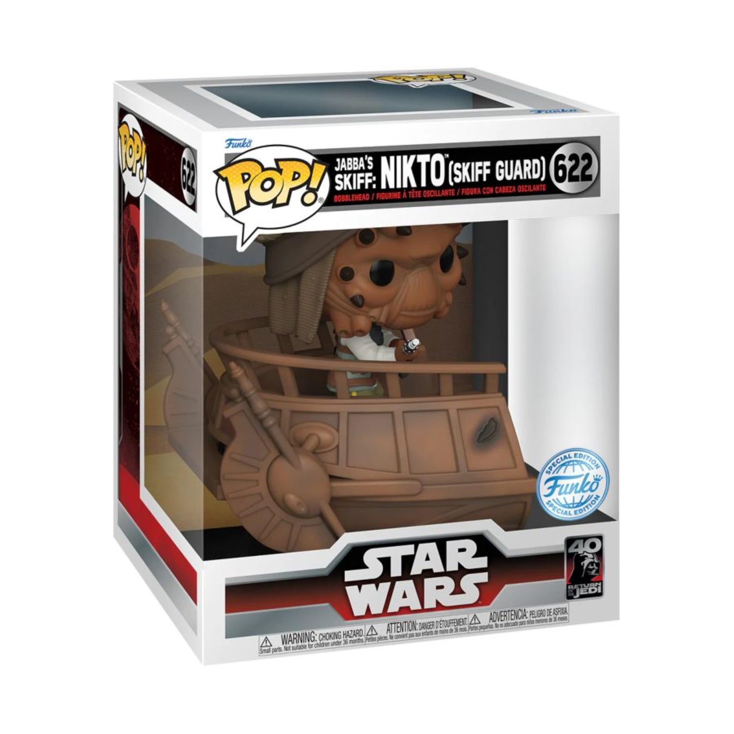 Funko Star Wars: Return of The Jedi - Nikto Build-A-Scene Pop! Deluxe Vinyl Action Figure