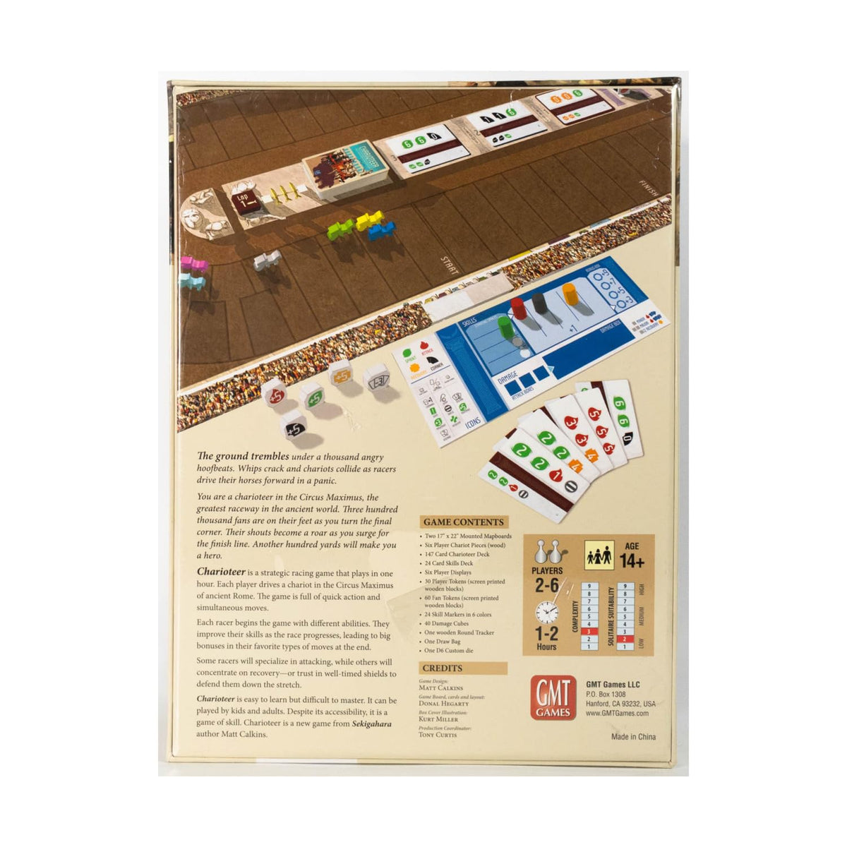 GMT Games Charioteer: Race for Glory in Ancient Rome GMT 2202
