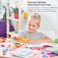 Arteza Kids String Art Kit - Set of 5 Animal Designs with Plastic Pushpins & Display Stands, DIY Craft Kit for Kids Art Projects and Activities