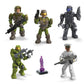 MEGA HALO Action Figures Building Toys Set, Character Pack with 339 Pieces, Poseable Articulation, 2 Inches Tall, Kids or Adult Collectible