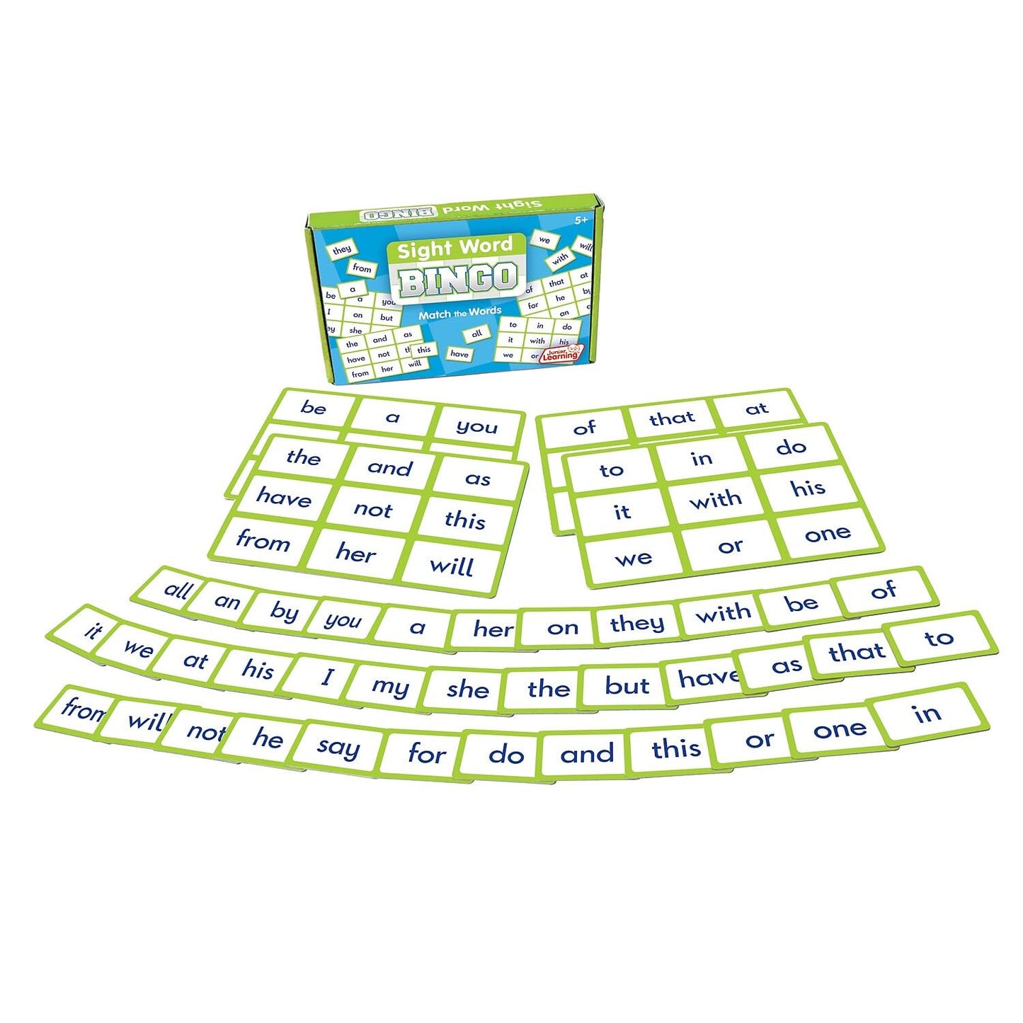 Junior Learning Sight Word Bingo Educational Action Games
