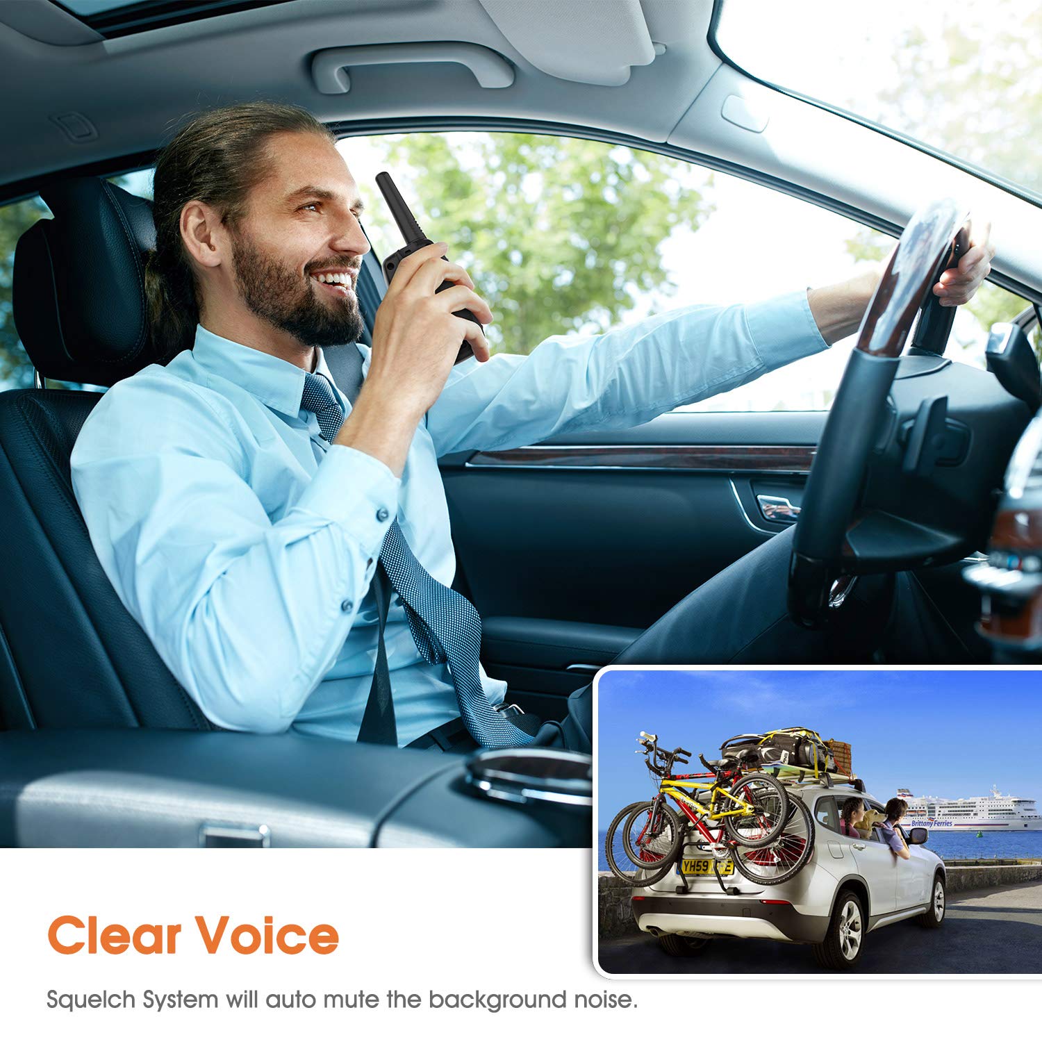 Two Way Radios for Adults, Topsung M880 FRS Walkie Talkie Long Range with VOX Belt Clip/Hands Free Walki Talki with Noise Cancelling for Women Kids