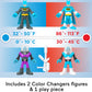 Fisher-Price Imaginext DC Super Friends Batman Toys, Color Changers 3-Piece Figure Set with Mr. Freeze for Preschool Kids Ages 3+ Years