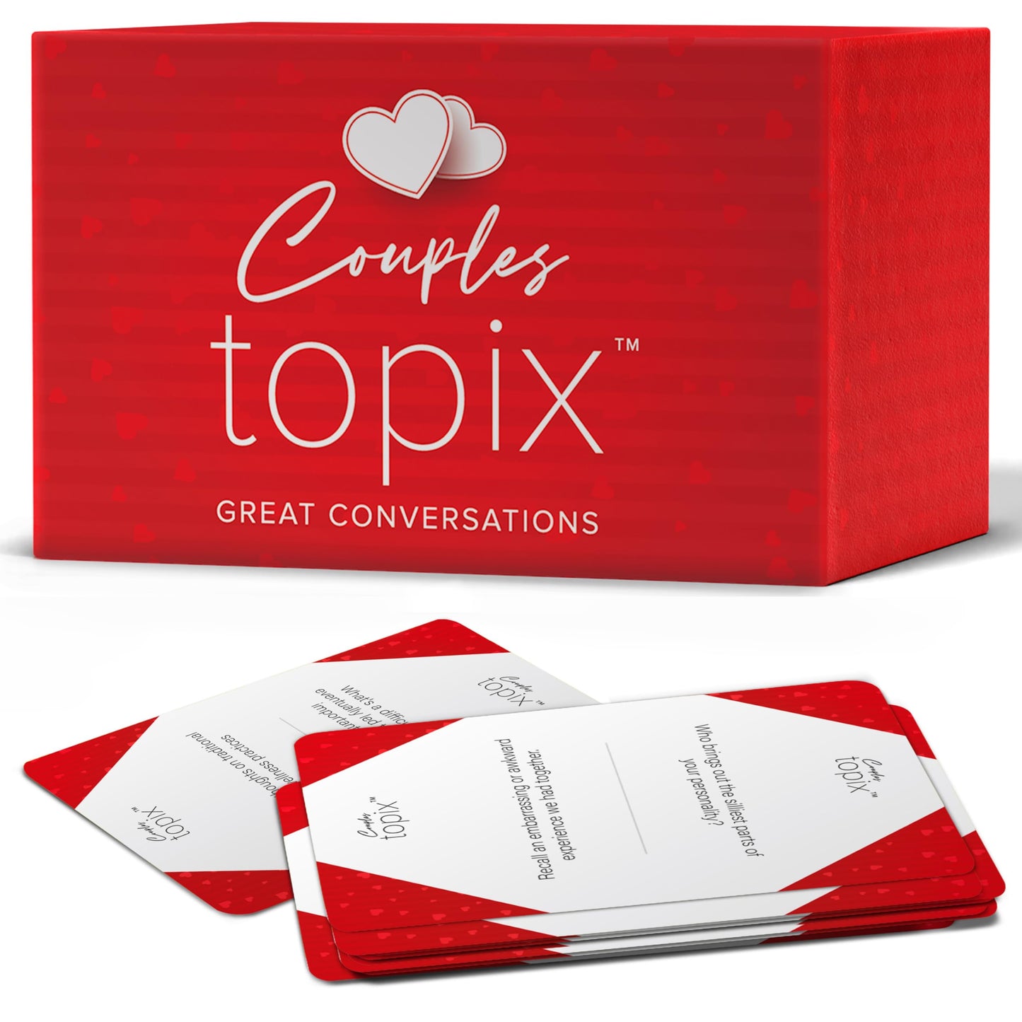 Better Me Couples Topix - 612 Conversation Starters for Couples, Create Quality Time with These Conversation Starter Cards, Fun Date Night Ideas