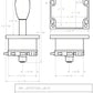 Happ Competition Style Arcade Joystick Black Switchable from 8-Way to 4-Way Operation, Elliptical Bl