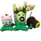 JHESAO 3 PCS Lettuce Plants and Zombies Plush Banner Zombies Toys PVZ Plush 1 2 Stuffed Soft Doll Coconut Cannon Plant Toy New