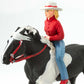 Safari Ltd. Audrey on Streaming Light Toy Set - Lifelike Horse Rider Figurine -Educational Toy for Boys, Girls, and Kids Ages 3+