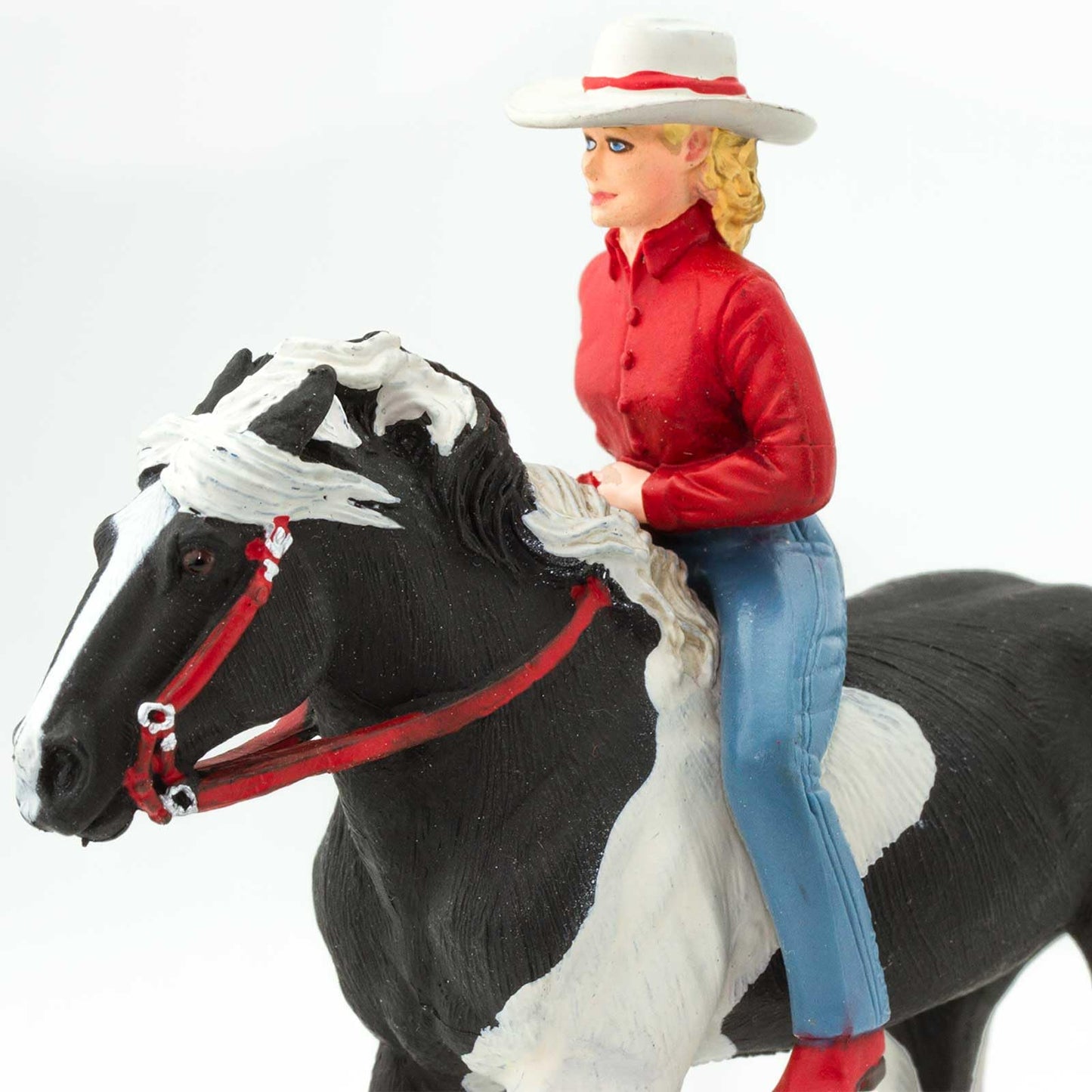 Safari Ltd. Audrey on Streaming Light Toy Set - Lifelike Horse Rider Figurine -Educational Toy for Boys, Girls, and Kids Ages 3+