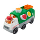 Kidoozie Shape Sorting Recycling Truck Ages 12 Months+, Motorized, Garbage Truck, Light & Sound