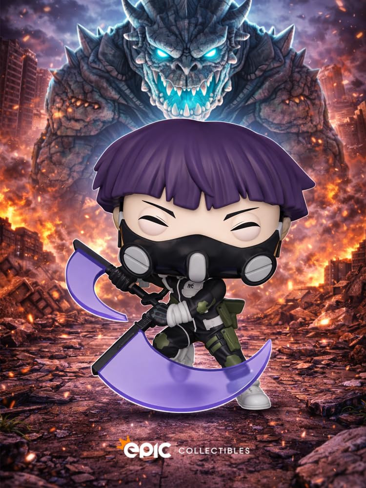 Epic Collectibles Pop Anime: Kaiju No. 8 - Soshiro Hoshina Exclusive Vinyl Figure Bundled with Box Protector Compatible for Funko