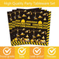 92 Pcs Construction 4th Birthday Party Supplies Dump Truck Theme Four Tableware Includes Hanging Swirl, Balloons, Plates, Table Cloth for Boys