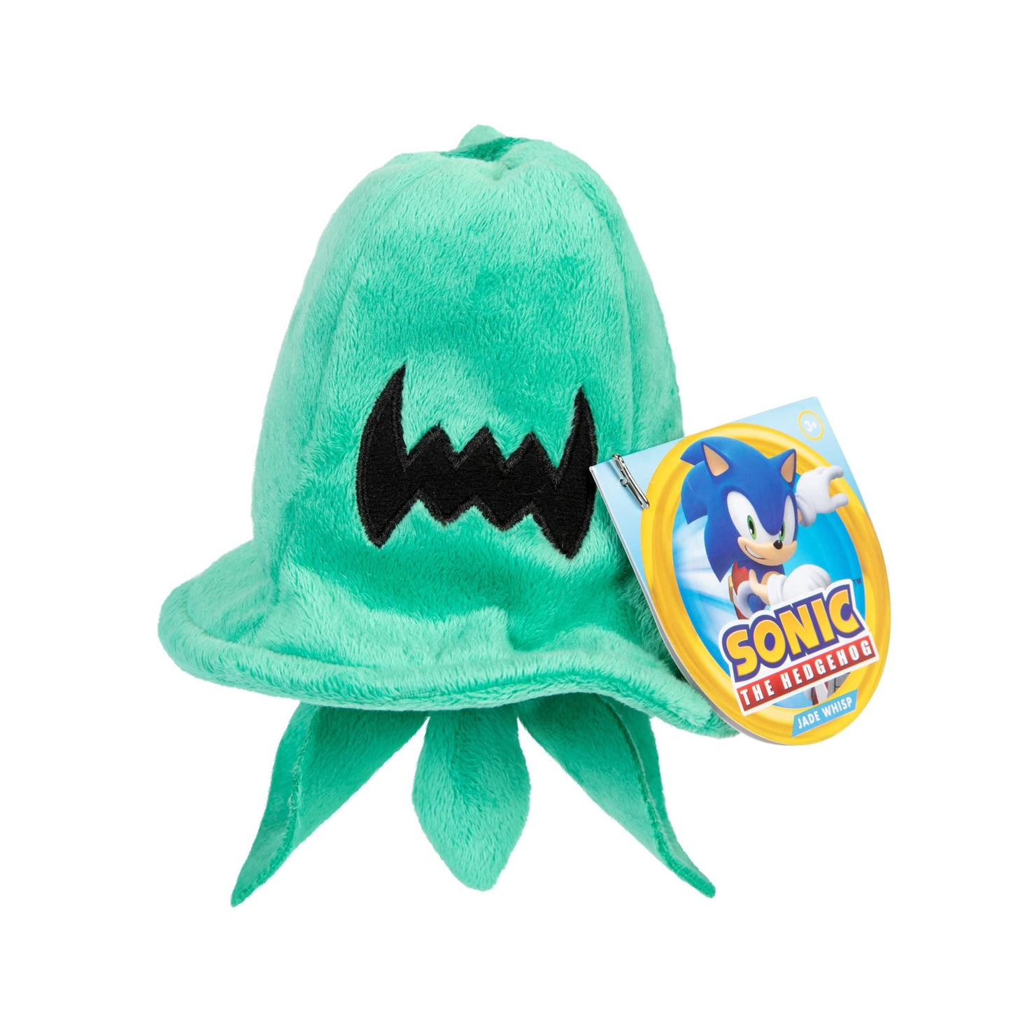 JAKKS Pacific Sonic The Hedgehog 9-Inch Plush Classic Collectible Sonic, Mighty & Jade Wisp 3-Pack