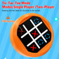 FortiTrust 4-in-1 Tic Tac Toe Game, Handheld Games Electronic Portable Travel Games for Kids Ages 3+ and Adults, Board Games Toddler Games for Brain