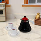 3Pcs/Set Cute Mini Coffee Pot Model Dollhouse Miniature Toy Doll Home Accessories Miniature Food Play Scene Model Small Cloth Doll House Accessories