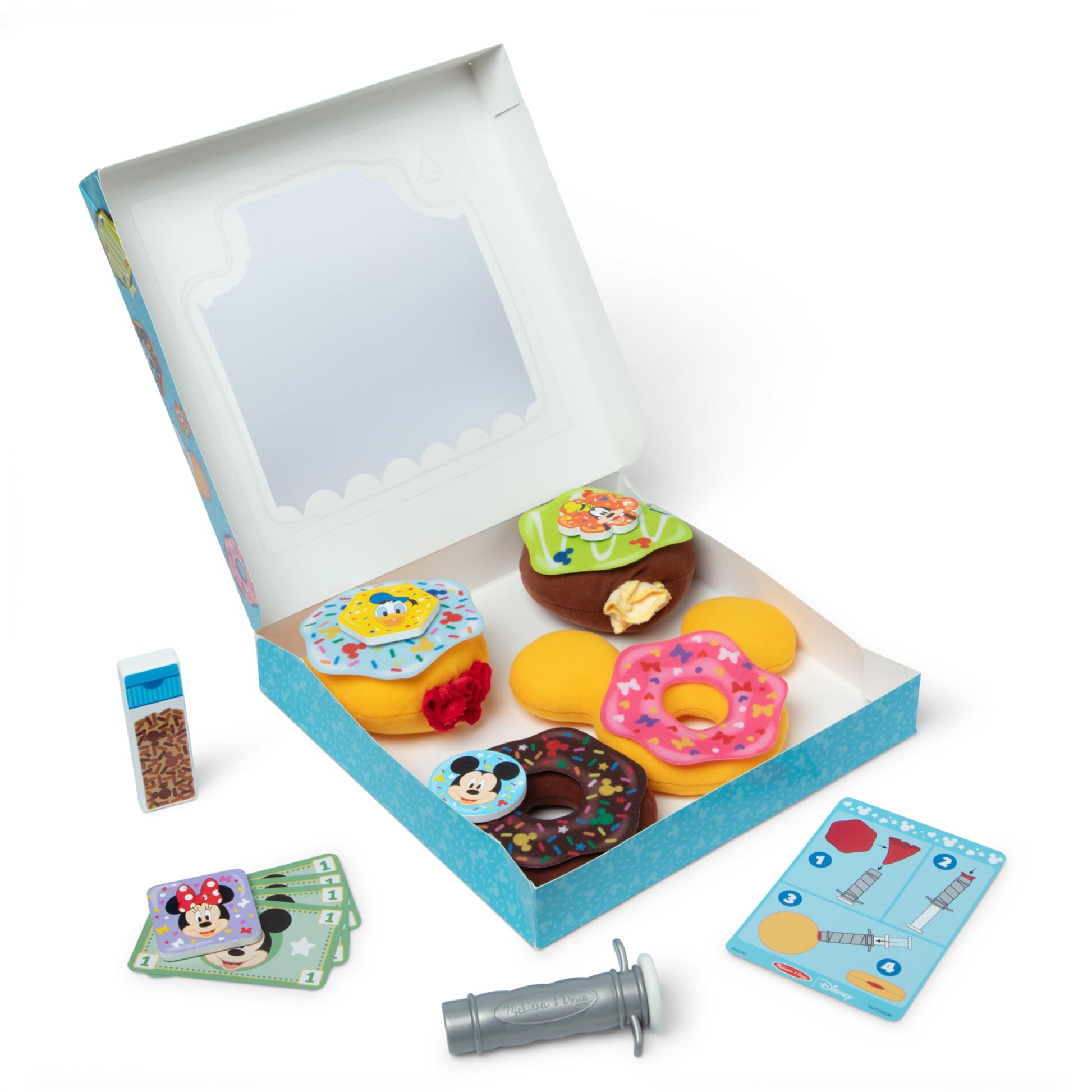 Melissa & Doug Disney Fill & Top Donut Pretend Play Food Kitchen Set